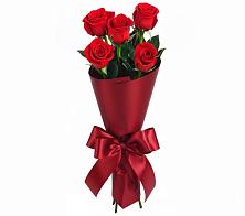 Букет 5 Красных роз Эдлесс Лав в Попово-Лежачах