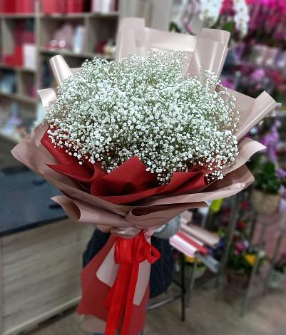 Букет цветов из: Гипсофила в Попово-Лежачах