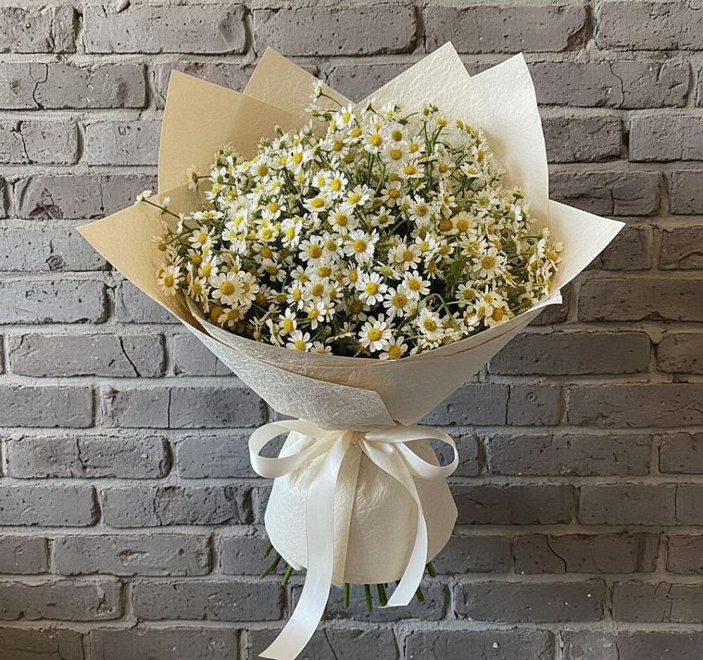Букет цветов из: Ромашки в Попово-Лежачах