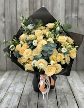 Букет цветов из:  Розы и Лизиантусы в Попово-Лежачах