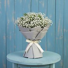 Букет цветов из:  Гипсофила в Попово-Лежачах