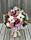 Букет цветов из: Альстромерии, Гвоздики, Розы и Хризантемы в Попово-Лежачах