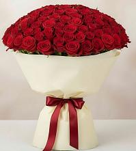 Букет 101 Красная роза Милано в Попово-Лежачах
