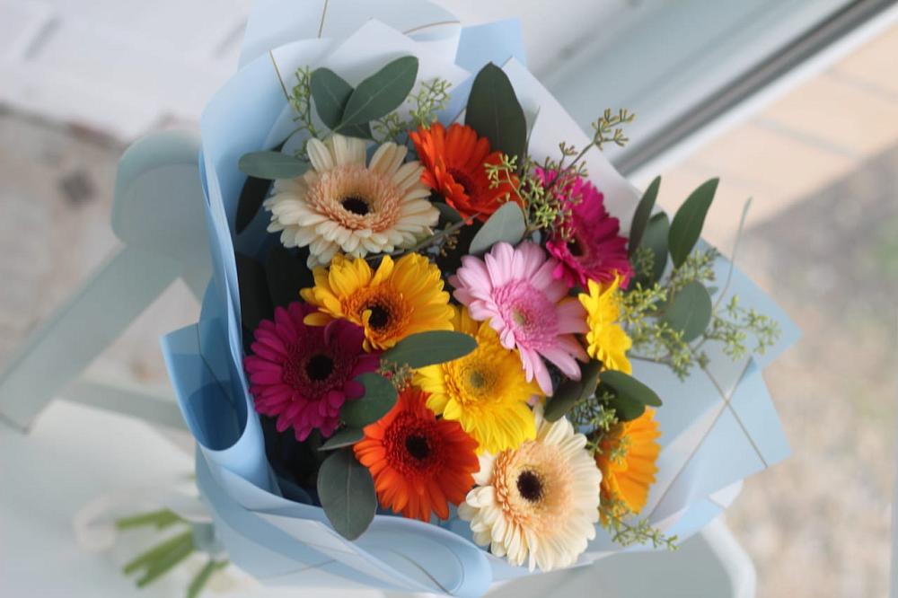 Букет цветов из: Герберы в Попово-Лежачах