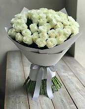 Букет 35 Белых роз в Попово-Лежачах