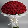 Букет 101 Красная роза Блэк Мэджик в Попово-Лежачах