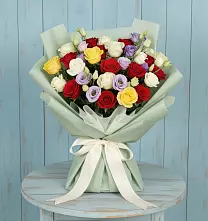Букет цветов из:  Розы в Попово-Лежачах
