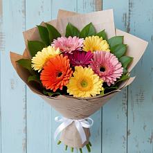 Букет цветов из:  Герберы #REPLACE_PRED# Попово-Лежачах