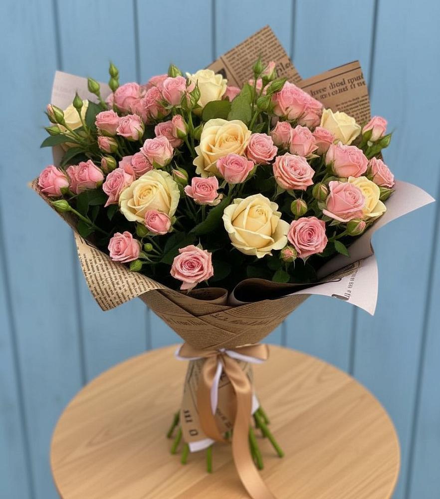 Букет цветов из: Розы в Попово-Лежачах