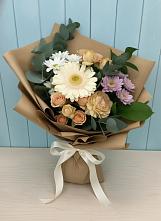 Букет цветов из:  Герберы и Хризантемы в Попово-Лежачах