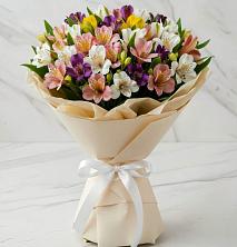 Букет цветов из:  Альстромерии в Попово-Лежачах