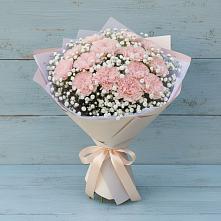 Букет цветов из:  Гвоздики в Попово-Лежачах