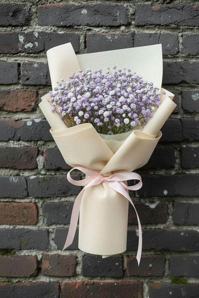 Букет цветов из: Гипсофила в Попово-Лежачах