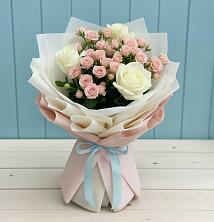 Букет цветов из:  Розы в Попово-Лежачах