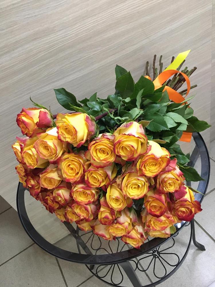 Букет Желтые розы в Попово-Лежачах