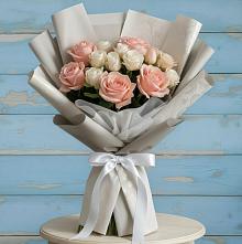 Букет цветов из:  Розы в Попово-Лежачах