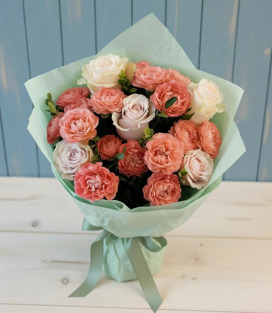 Букет цветов из: Розы в Попово-Лежачах