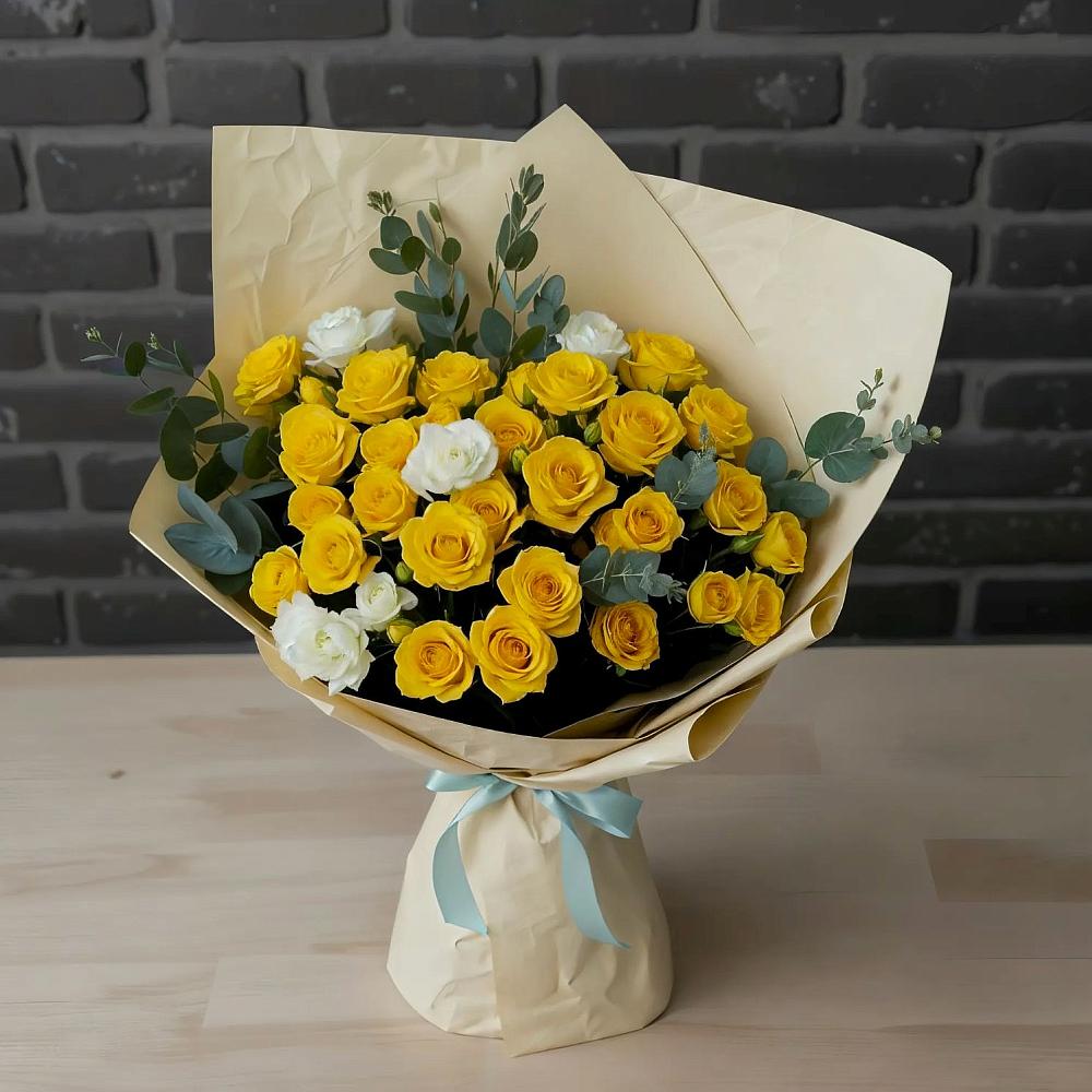 Букет цветов из: Розы в Попово-Лежачах