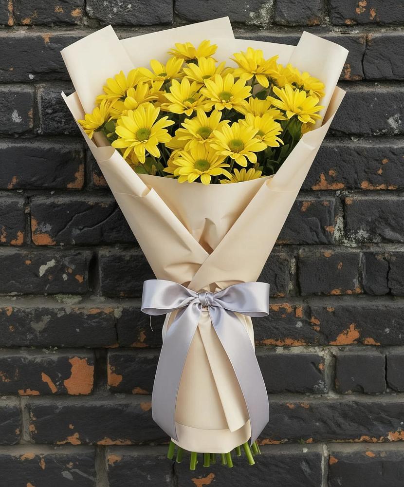 Букет цветов из: Хризантемы в Попово-Лежачах