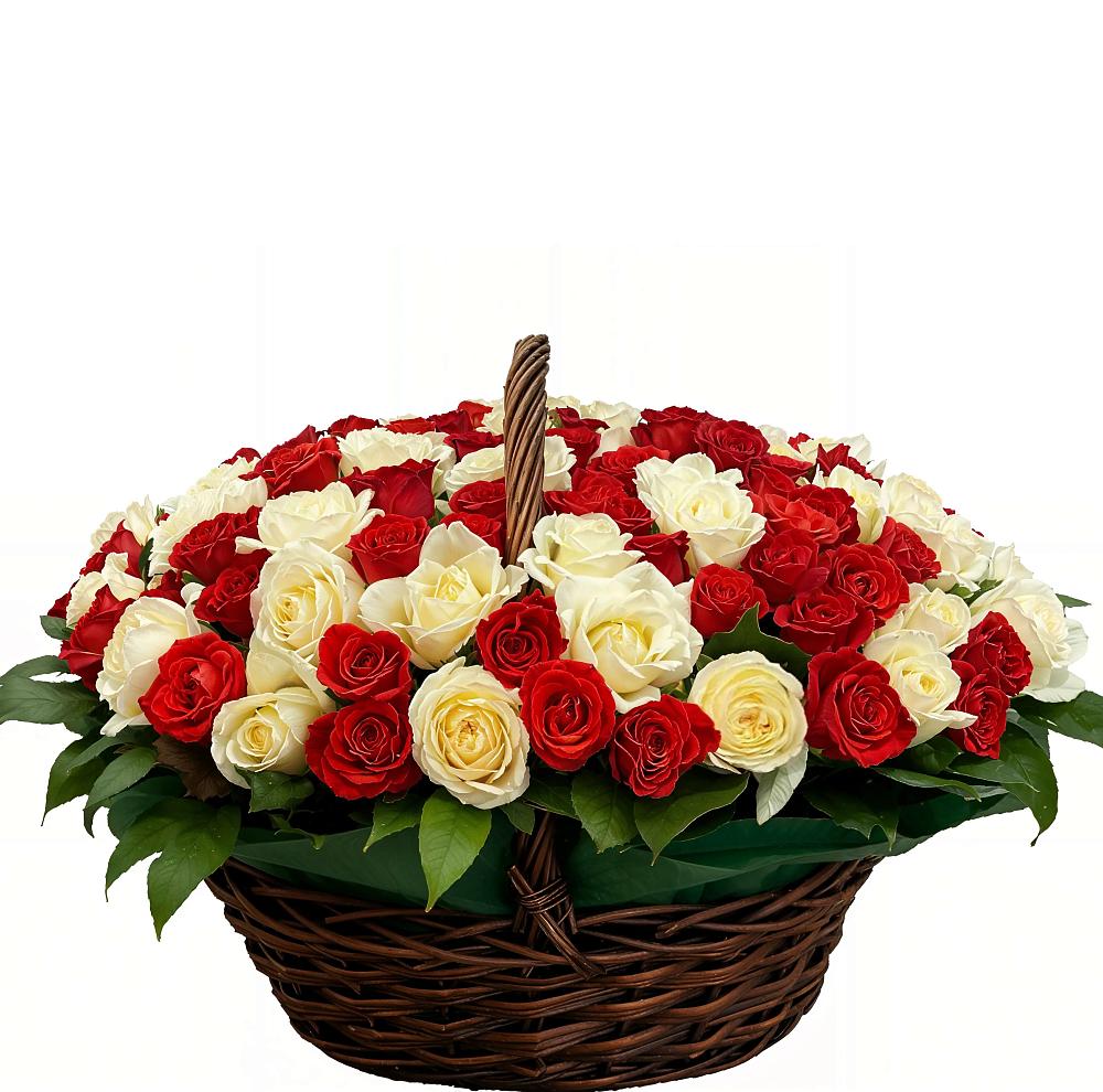 Премиум букет из: Розы в Попово-Лежачах