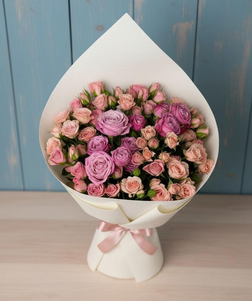 Букет цветов из: Розы в Попово-Лежачах