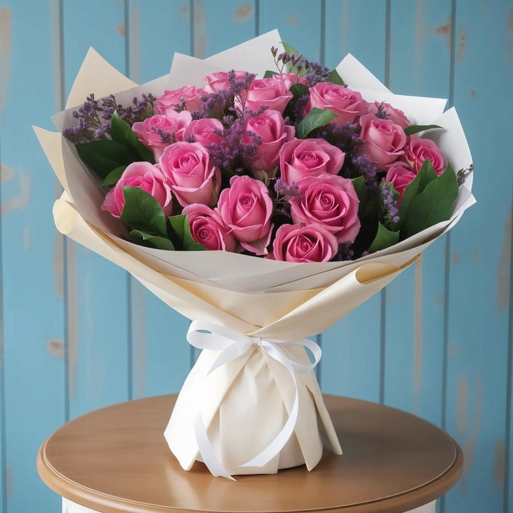 Букет цветов из: Розы в Попово-Лежачах