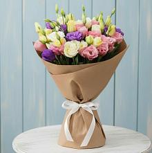 Букет цветов из:  Лизиантусы #REPLACE_PRED# Попово-Лежачах