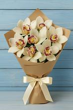 Букет цветов из:  Орхидеи и Розы в Попово-Лежачах